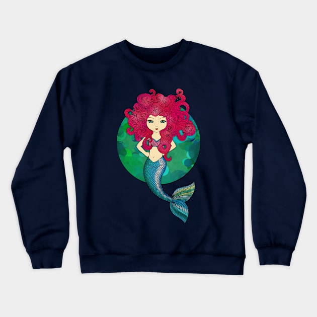 Some days I wear my hair, other days my hair wears me. Crewneck Sweatshirt by micklyn